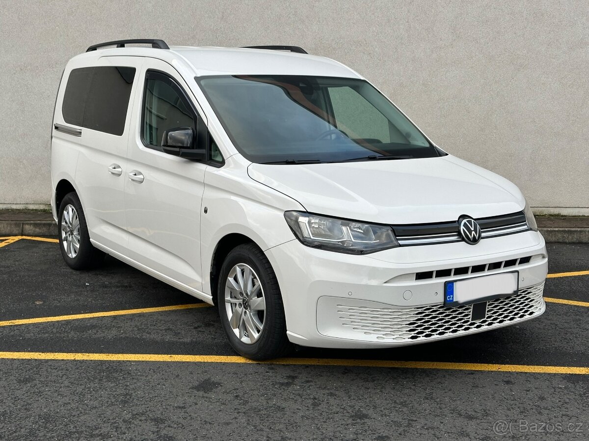 Caddy 2,0Tdi,DSG,1.maj.Čr,tažné,výhřevy,DPH