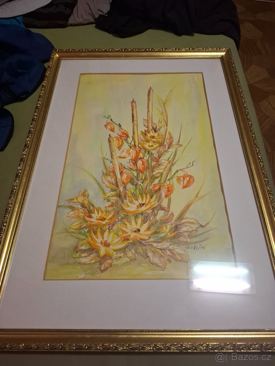 Obraz květiny 12(Jan Víšek)originál