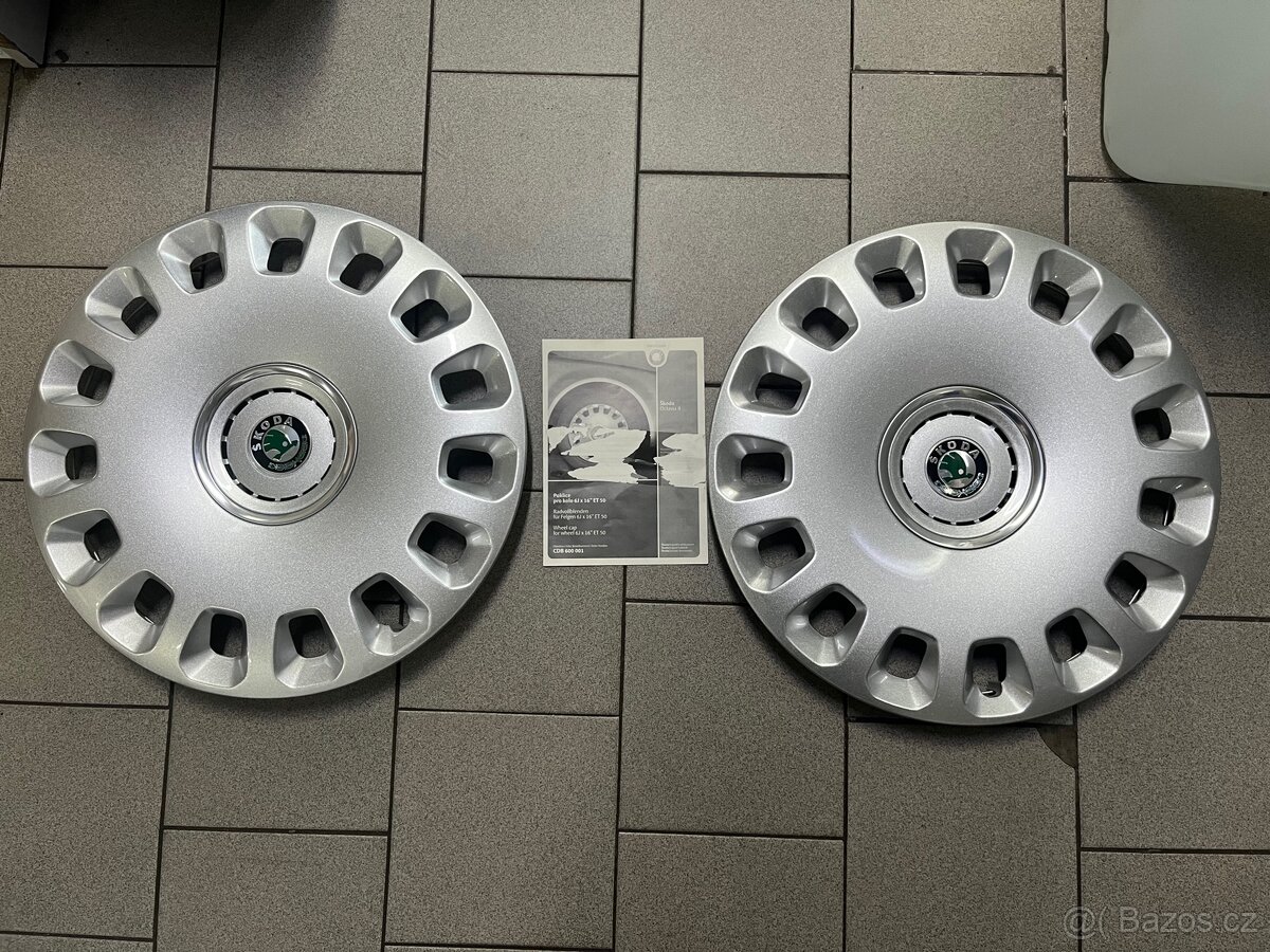Poklice 16” 2 ks škoda