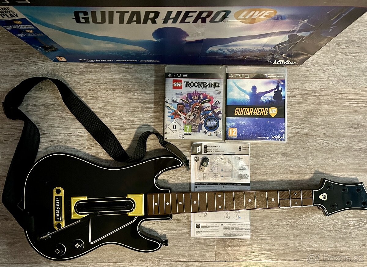 Guitar Hero + hry PS3