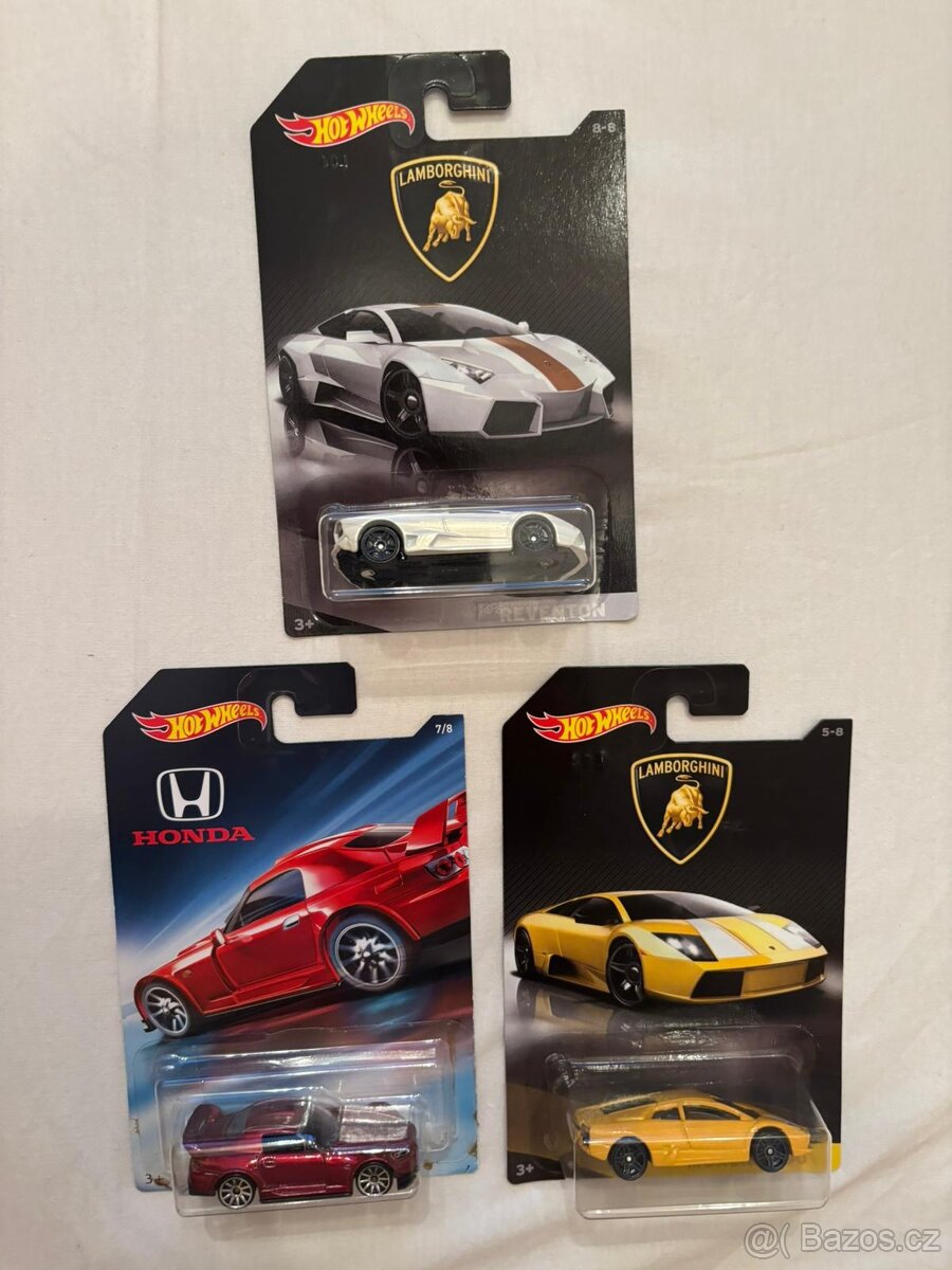Hot wheels - různé - Honda, Lamborghini