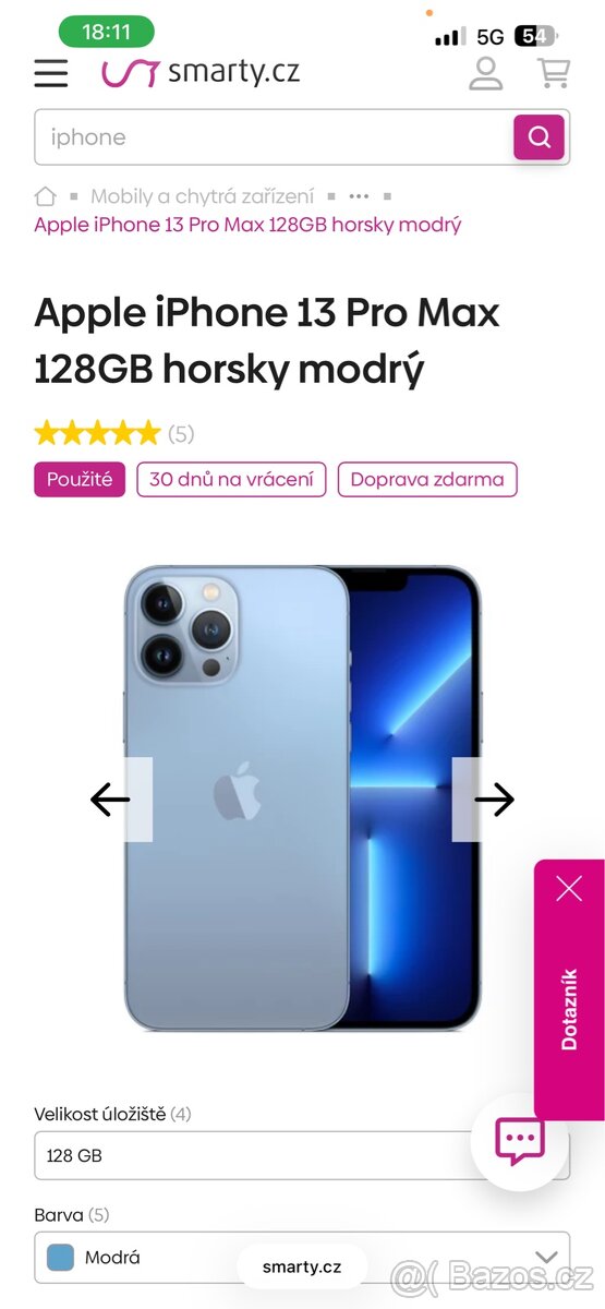 Prodám iPhone 13 Pro Max