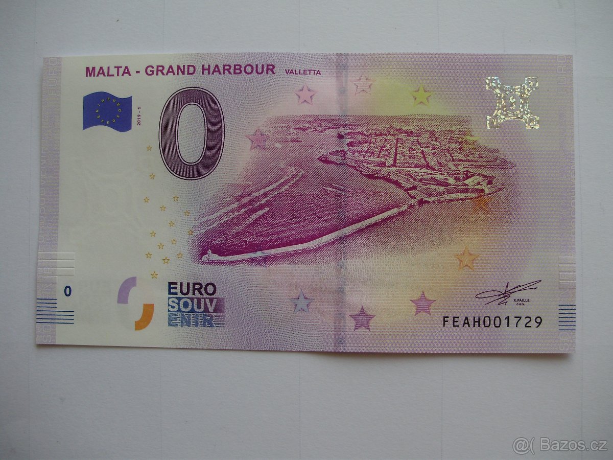 Bankovka 0 Euro - Malta