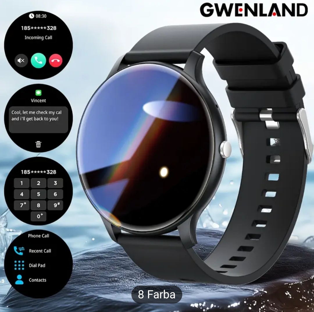 GWENLAND 3,71 cm HD dotykové inteligentné hodinky