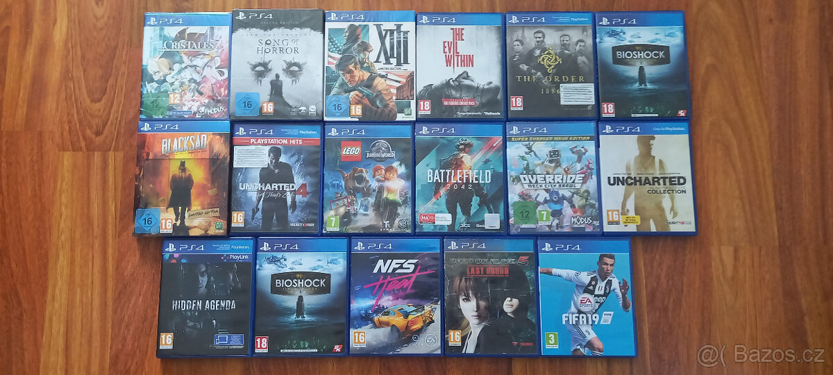 Prodám hry na Playstation 4