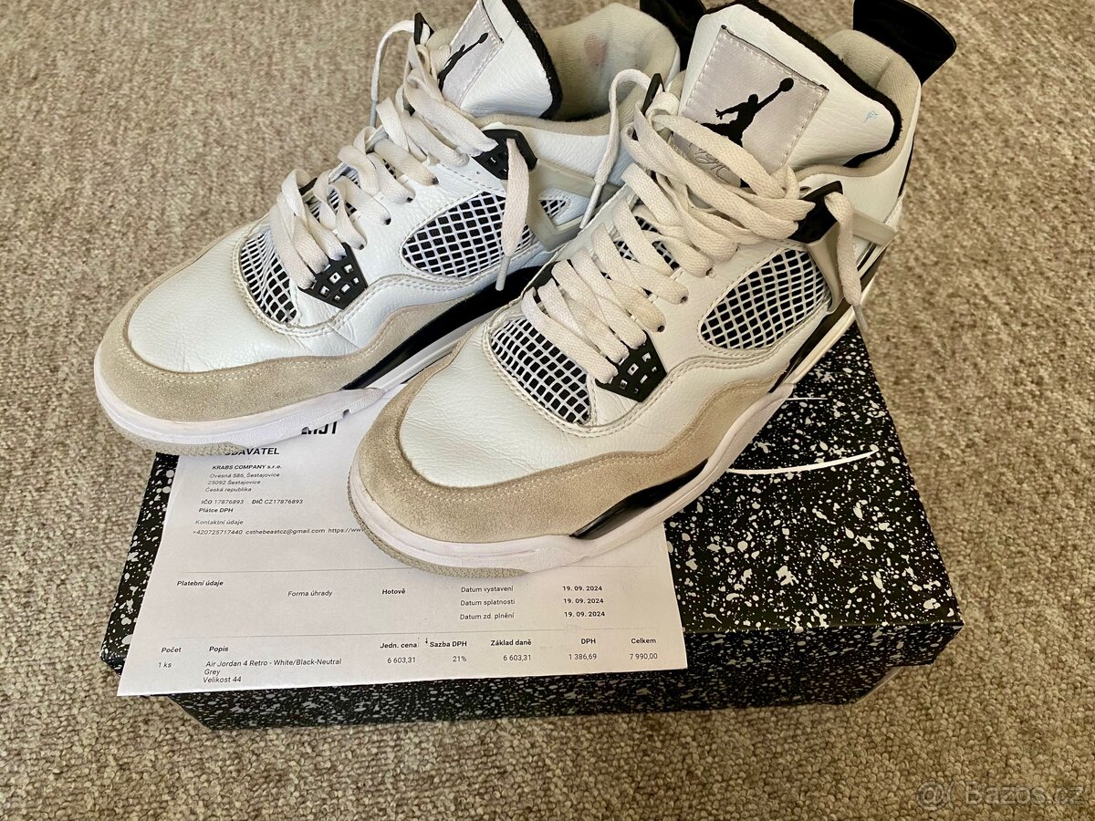 Air Jordan 4 retro vel.44
