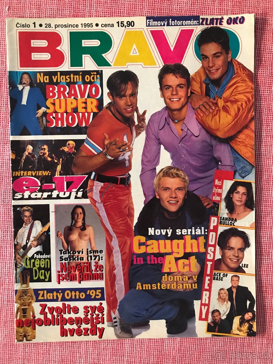 Bravo 1/1996 - komplet. Vydáno 28.prosince 1995.