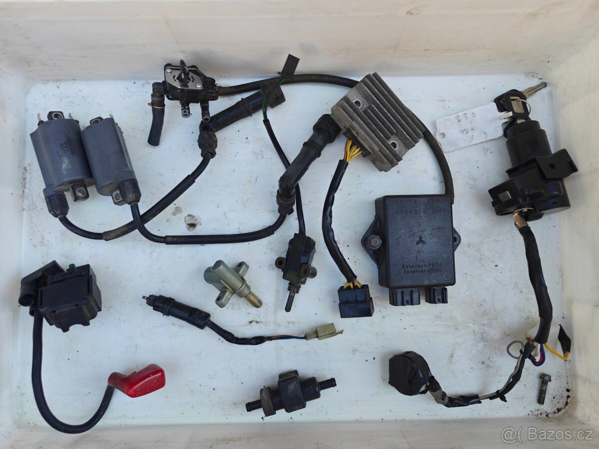Kawasaki ER-5 - elektro CDI indukční regulator - sada zámků