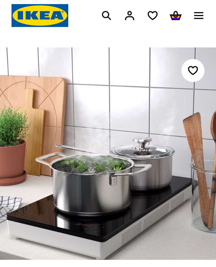 Přenosná indukční Varna deska tillreda IKEA
