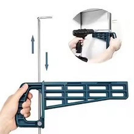 Magnetický přípravek pro vrtání pojezdů šuplíků do skříněk