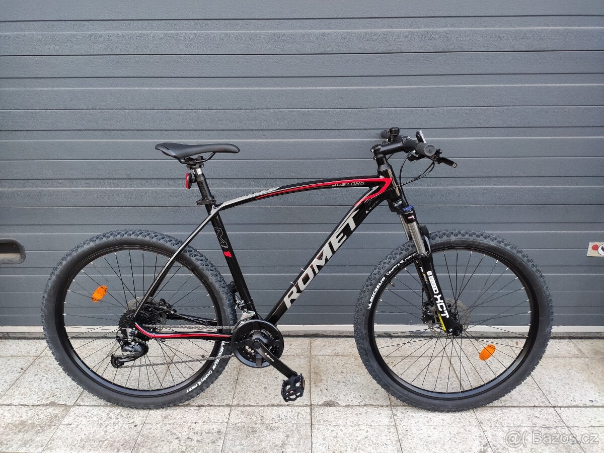 Nové horské kolo ROMET Mustang 27,5" 21" alu rám,hydraulic