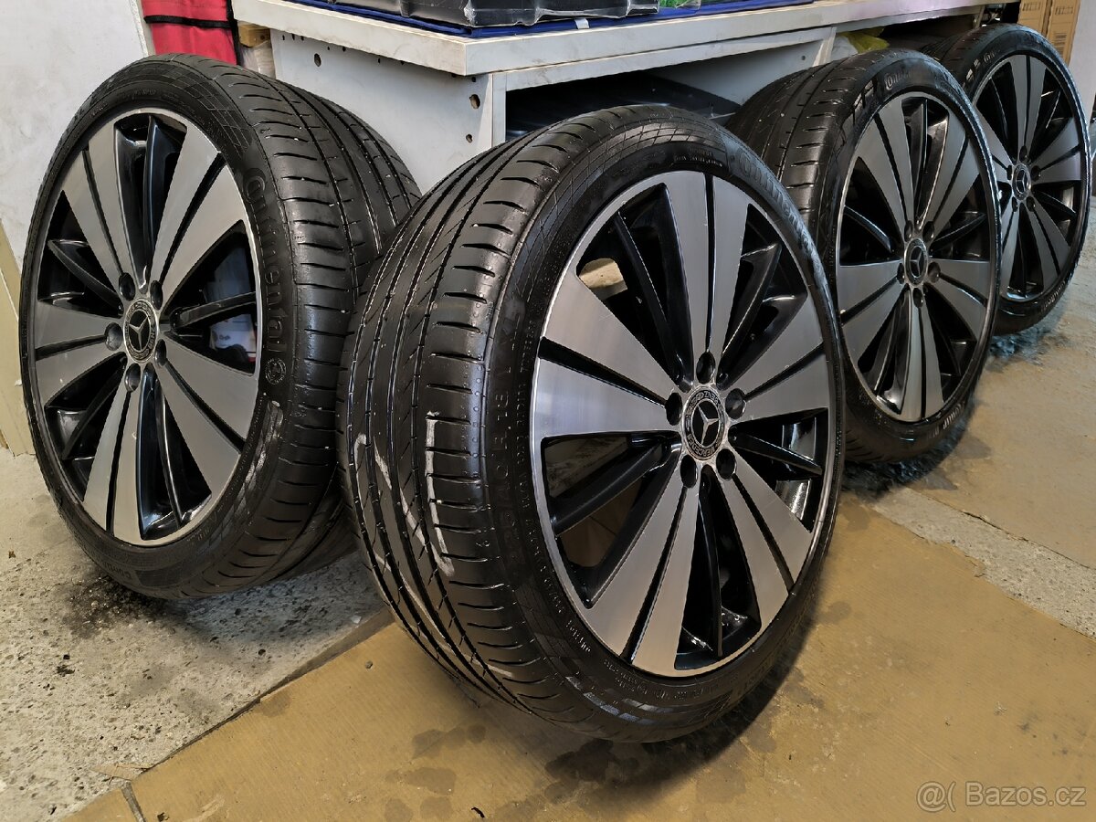 ALU kola Mercedes B 5x112 r18 Originál, pneu 5mm+TPMS