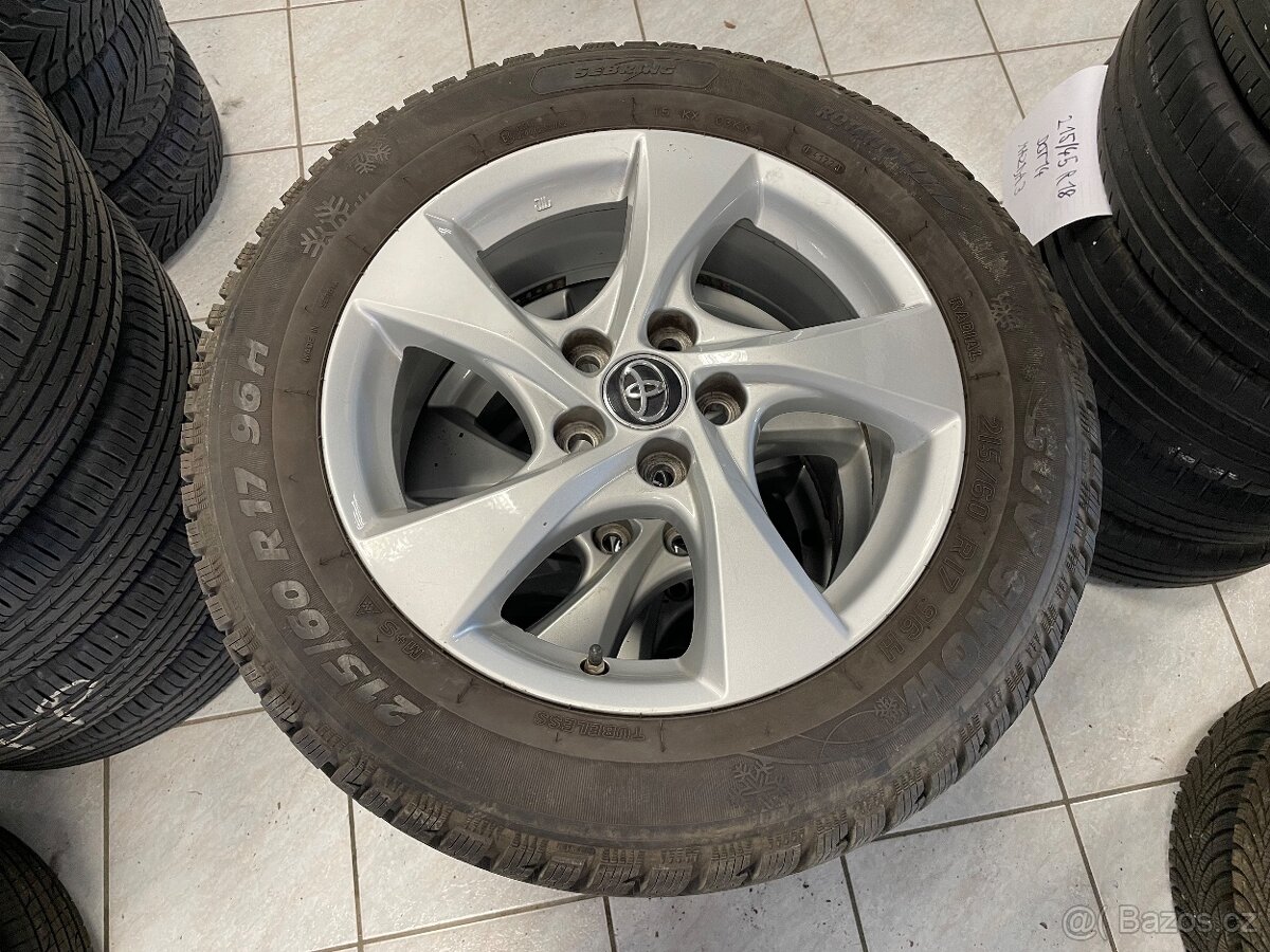 TOYOTA alu disky R17 + pneumatiky