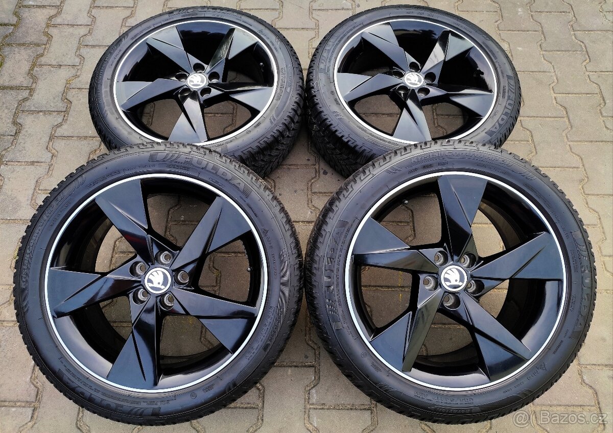 Alu kola originál Škoda Scala, Kamiq 5x100 R17 Volans