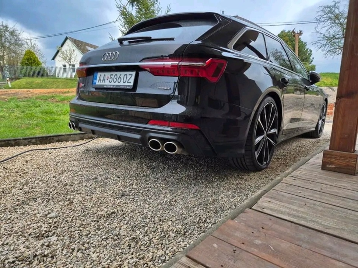 DIFUZOR KONCOVKY SLINE S6 vzhľad AUDI A6 C8 4K