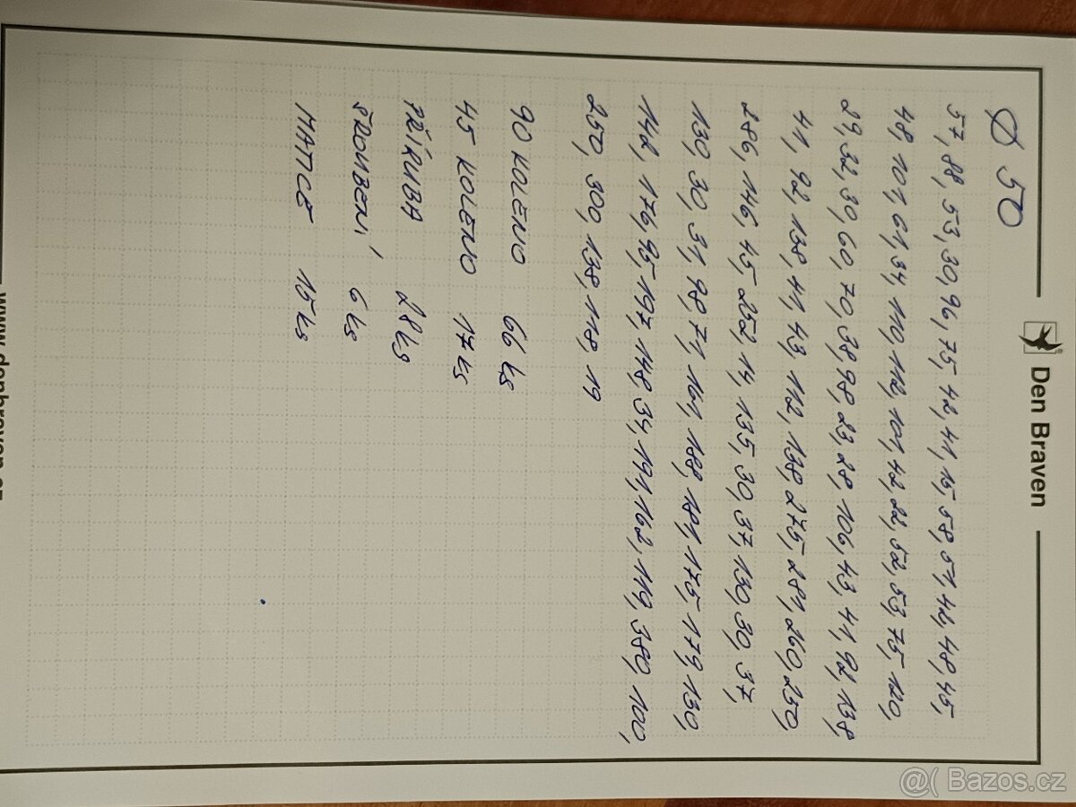 Nerezové trubky a kolena 50mm