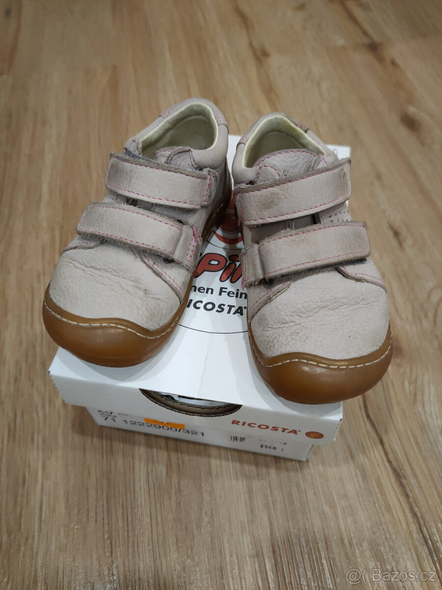 Celoroční dětské kožené dětské boty Ricosta Pepino vel 20