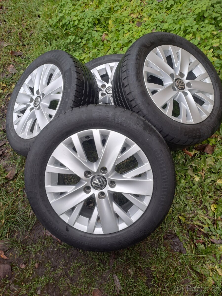 Alu kola 5x112 originál VW 205/55 R16