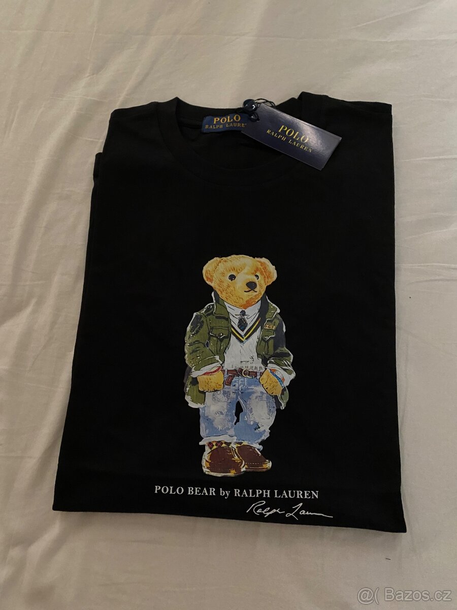 Ralph Lauren pánské triko černé
