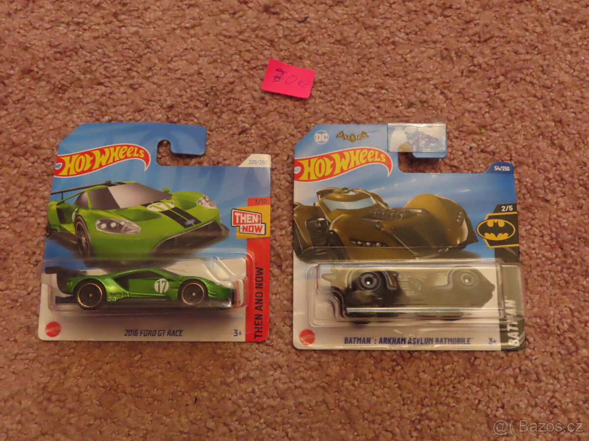 2 angličáky Hotwheels - v původním obalu