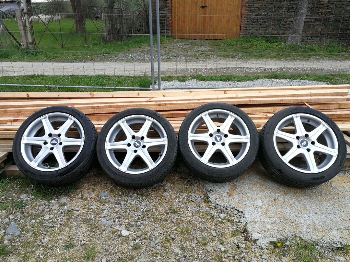 Alu kola FLW 17", letní pneu