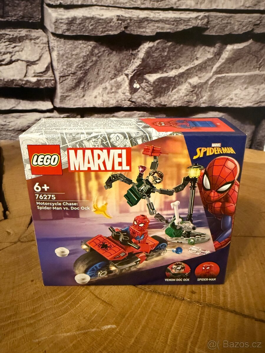 Lego 76275 Motorcycle Chase:Spider-Man vs Doc Ock