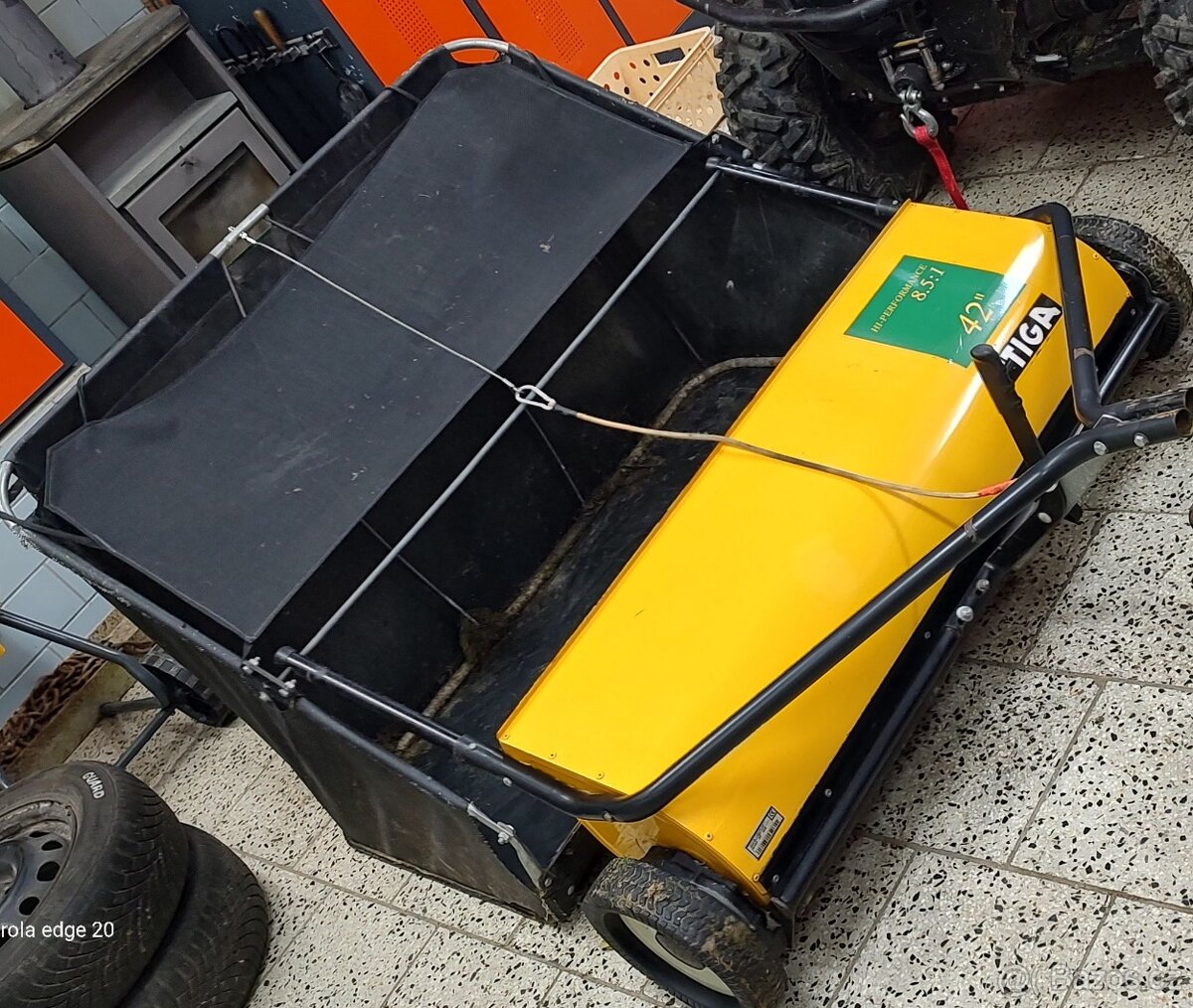 Stiga sběrací vozík