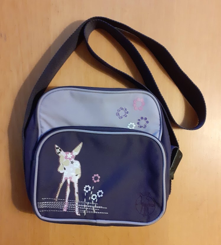 Dětská fialová kabelka / taška přes rameno zn. LÄSSIG