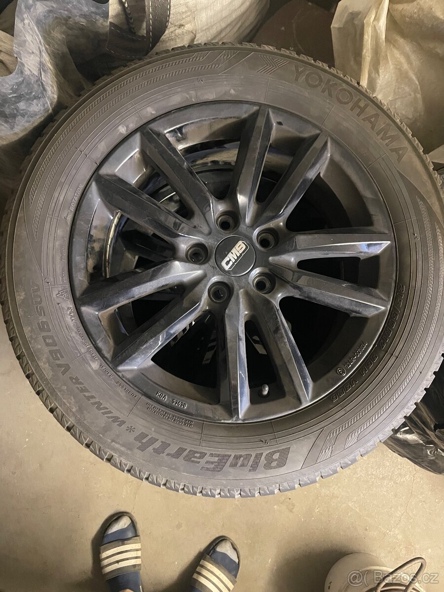 Alu kola CMS +Zimní Pneu, 215/60/R17, 5x114.3, ET 50