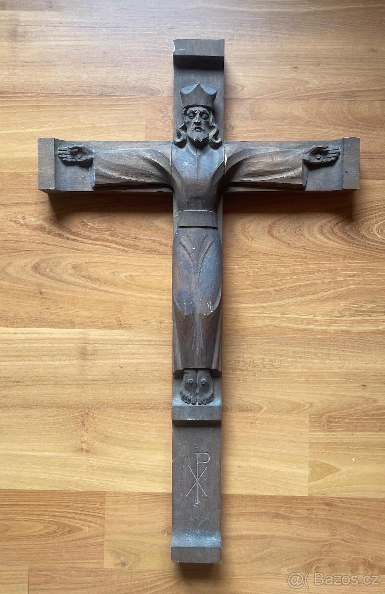 Dřevěný kříž z počátku 20. století