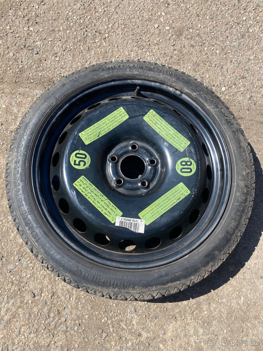 Dojezdové kolo Audi A4B8-19”,5 krat112 ET29,112/70/19