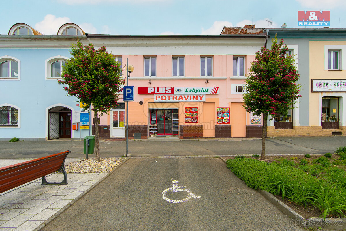 Pronájem obchodu, 183 m², Přeštice, ul. Masarykovo nám.