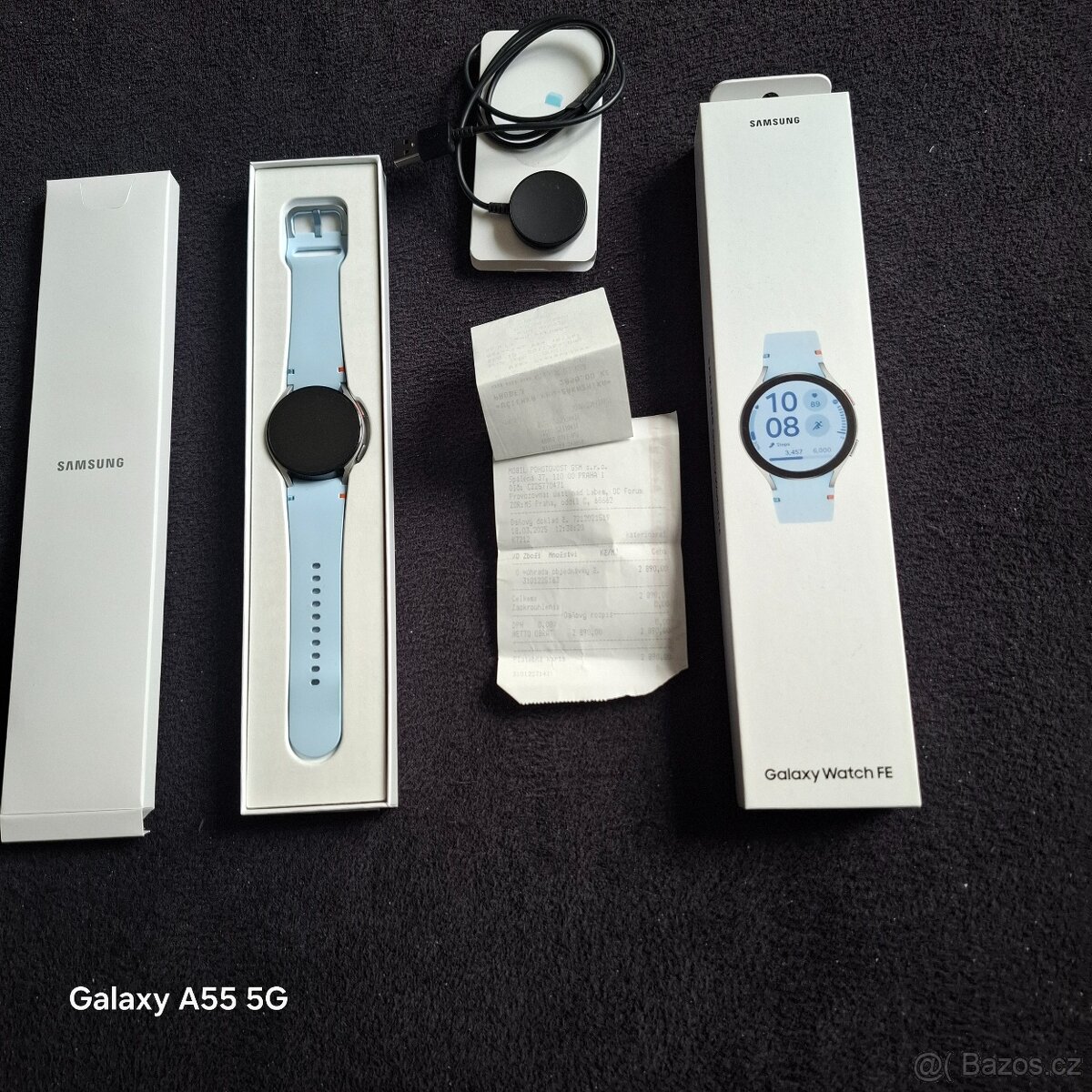 SAMSUNG Galaxy Watch FE stříbrná