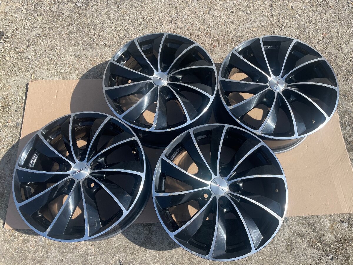 4ks. Alu disky 5x100.r17.Škoda,Vw,Audi, Seat.