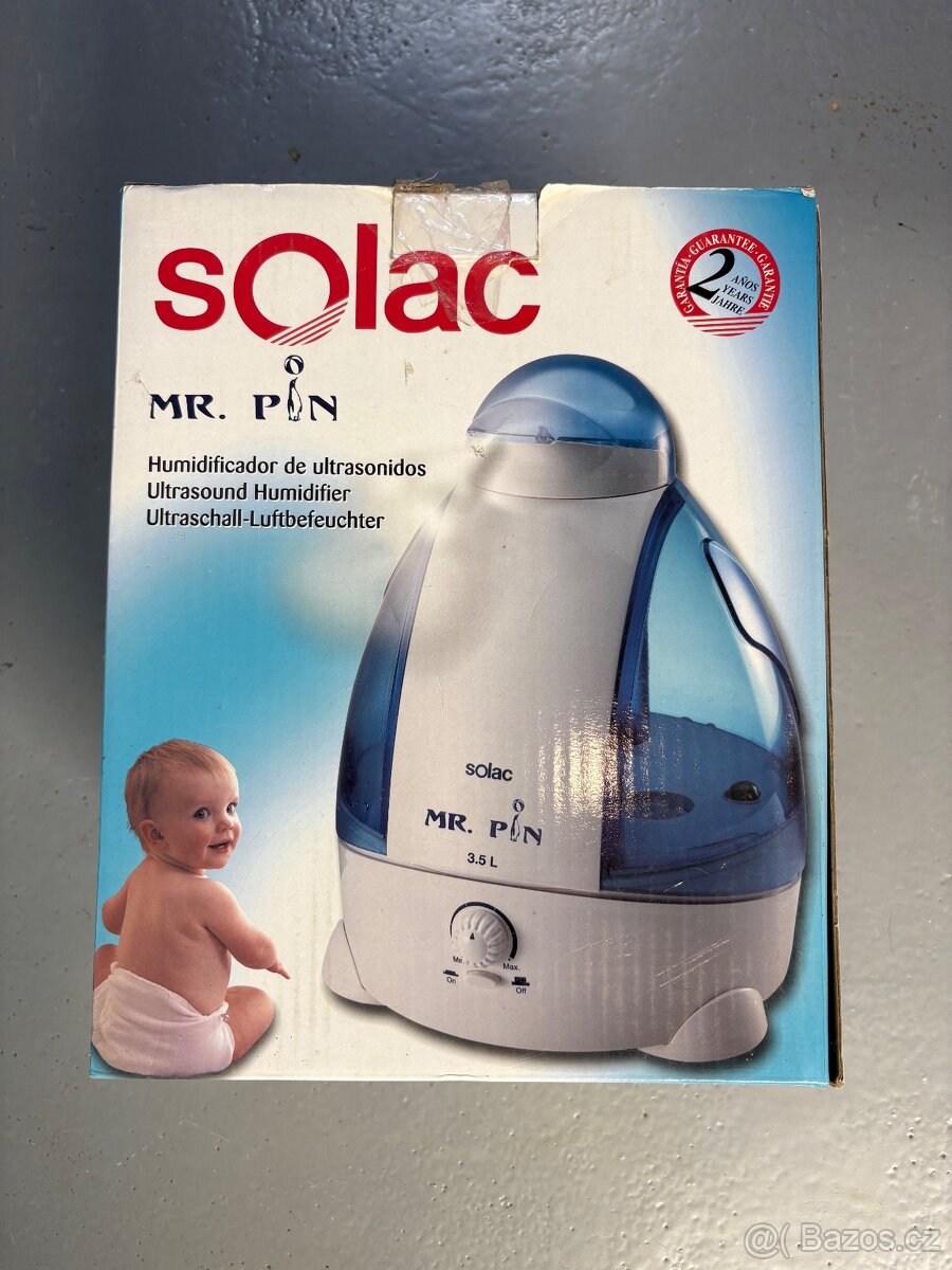 Ultrazvukový zvlhčovač vzduchu-Solac Mr Pin