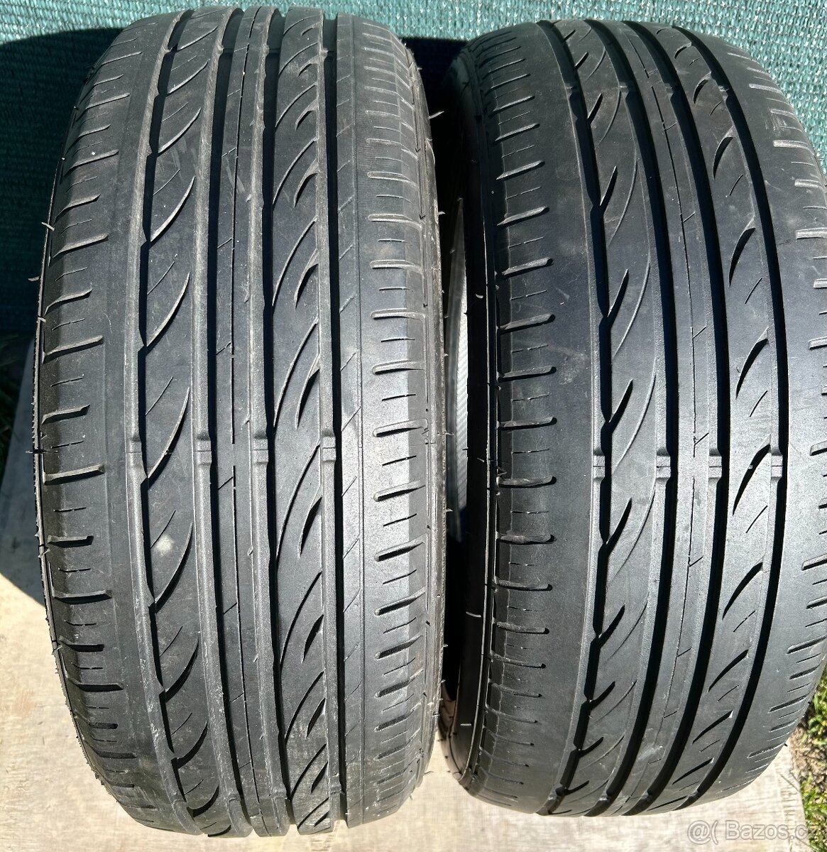 2x Letní pneu NOVEX 185 55 R15 86V, použité