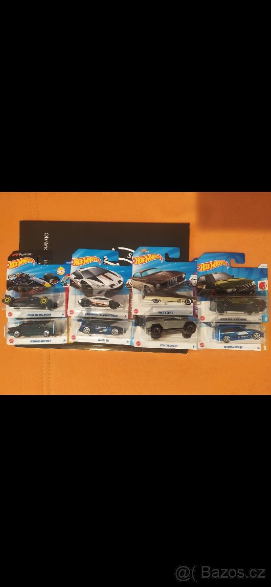 Hot Wheels sada 8ks