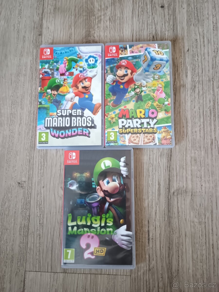 Hry na Nintendo switch