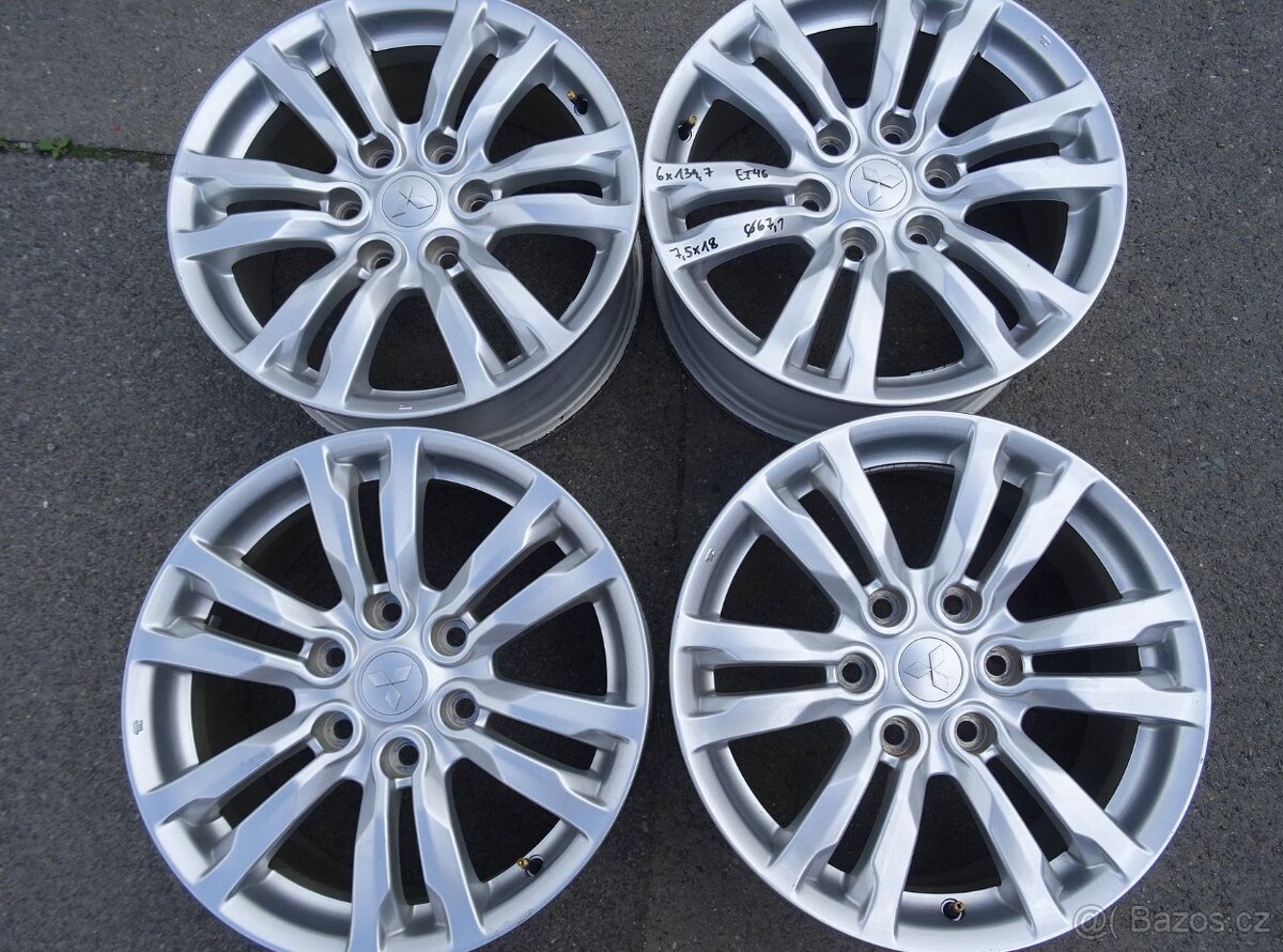 Alu disky Mitsubishi Pajero, 18", 6x139,7, ET 46 ,šíře 7,5