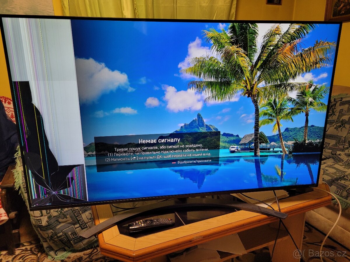 Televize rozbitá 55" LG NanoCell 55SM8200PLA
