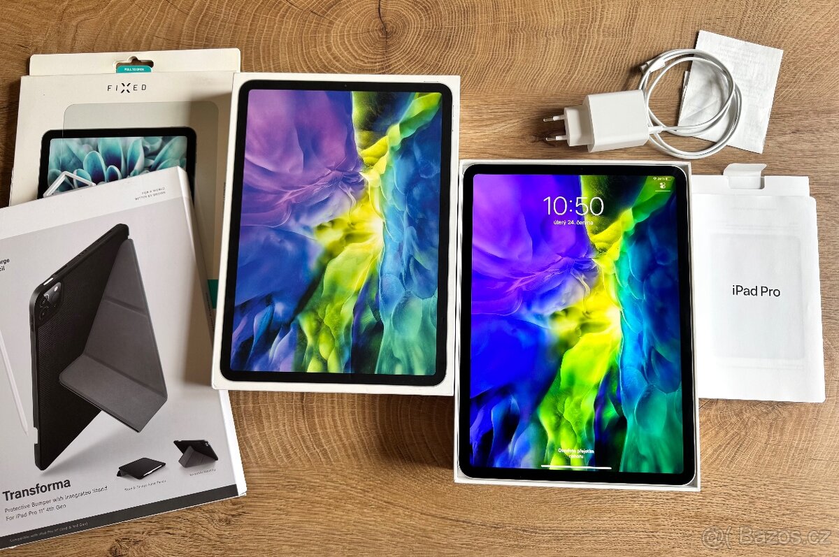 Apple iPad PRO 11’ 128 gb 2 generace, silver, ZÁRUKA