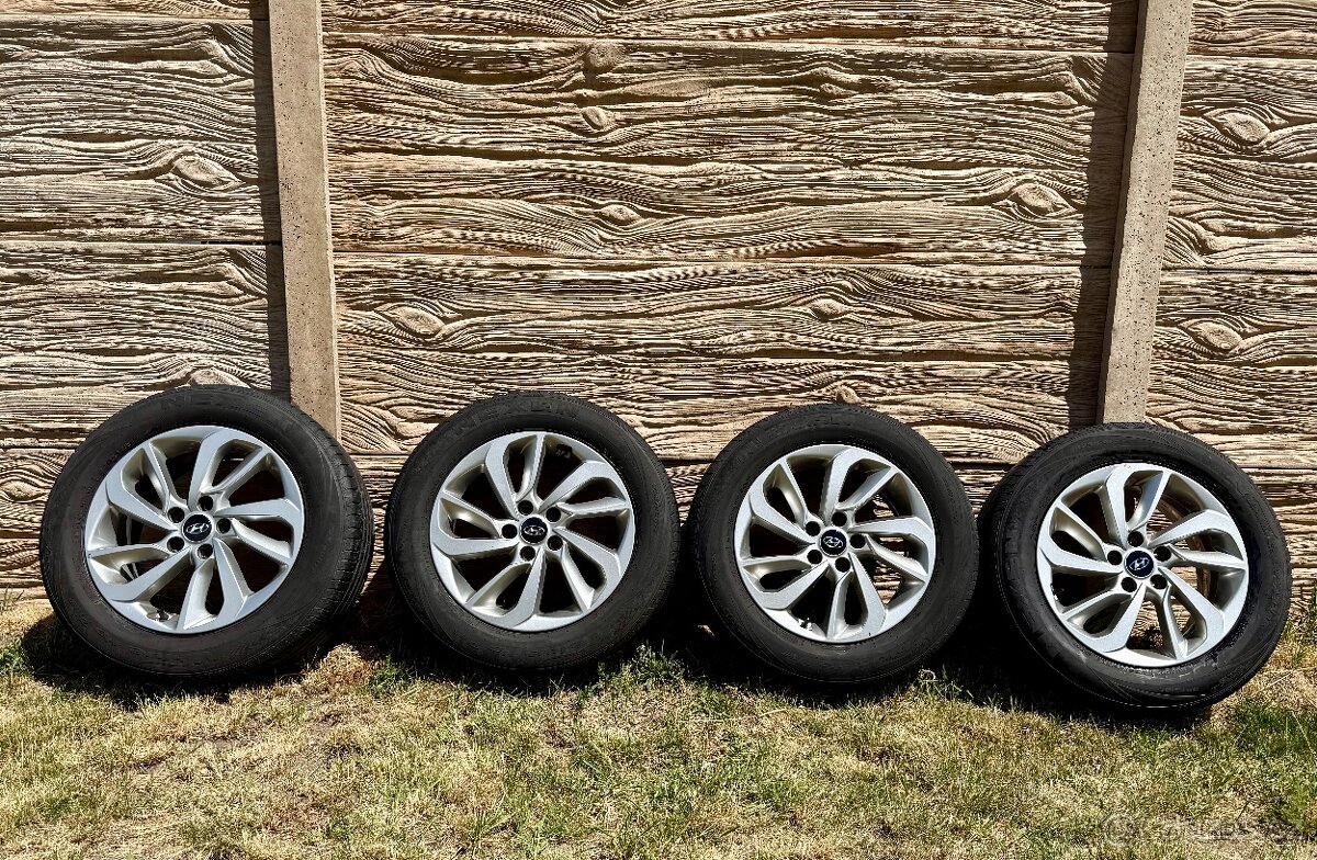 Originální alu kola Hyundai Tucson + letní pneu Nexen