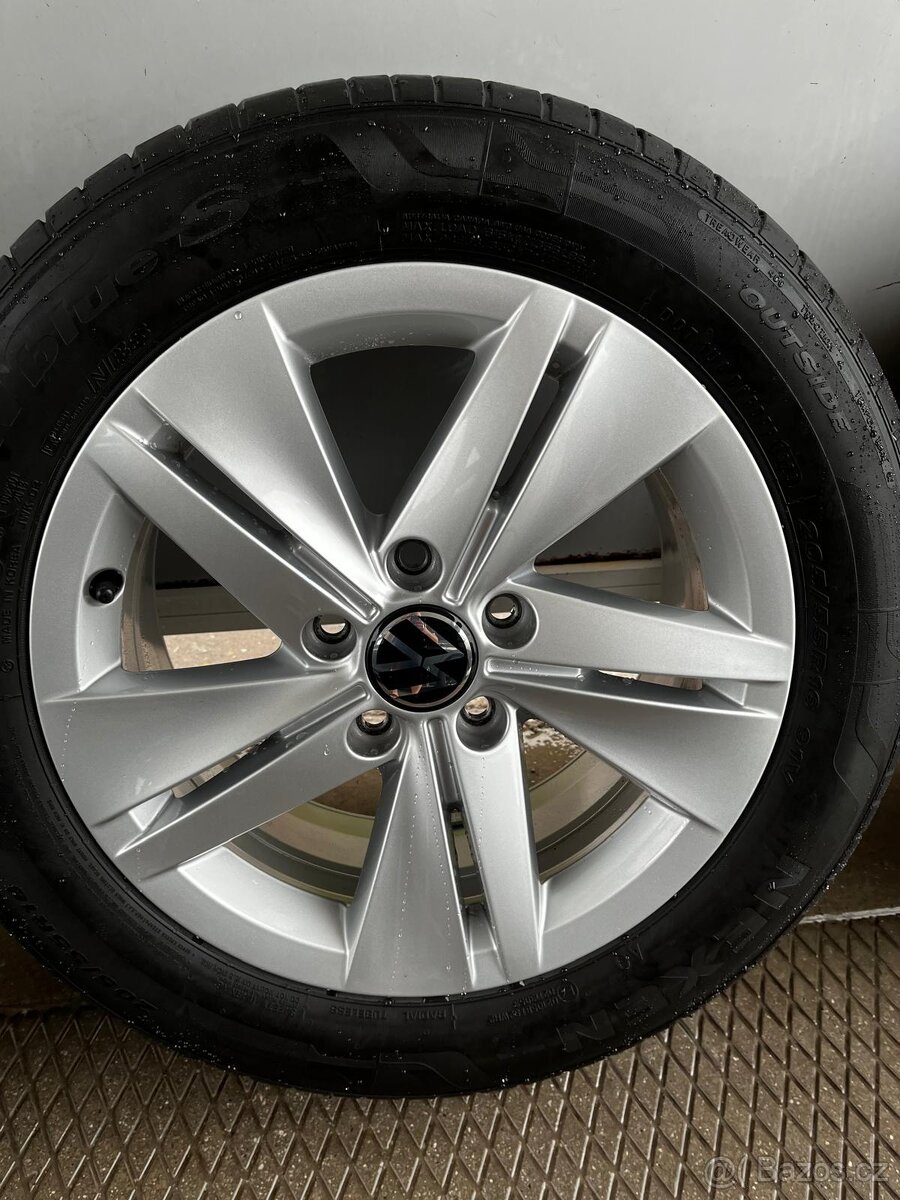 VW disky včetně pneu 205/55 R16, dot 13/23