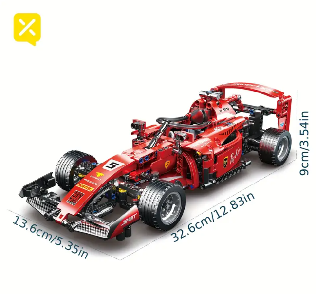 Formule F1 pro malé i velké stavitele - LEGO kompatibilní