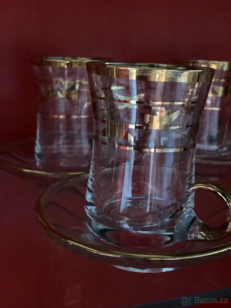 Sada originálních čajových skleniček