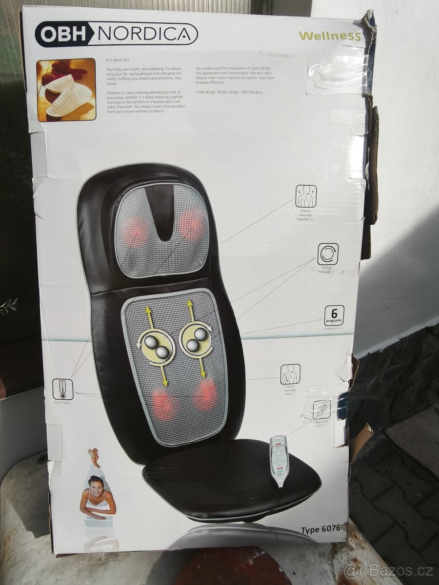 masážní podložka shiatsu