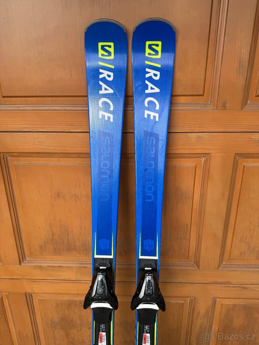 Lyže Salomon SRACE SHOT 165cm R13(jako nové)