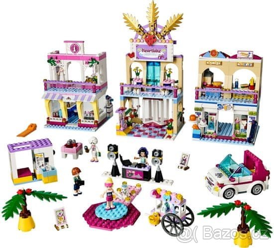 Lego friends-41058 Obchodní zona Heartlake