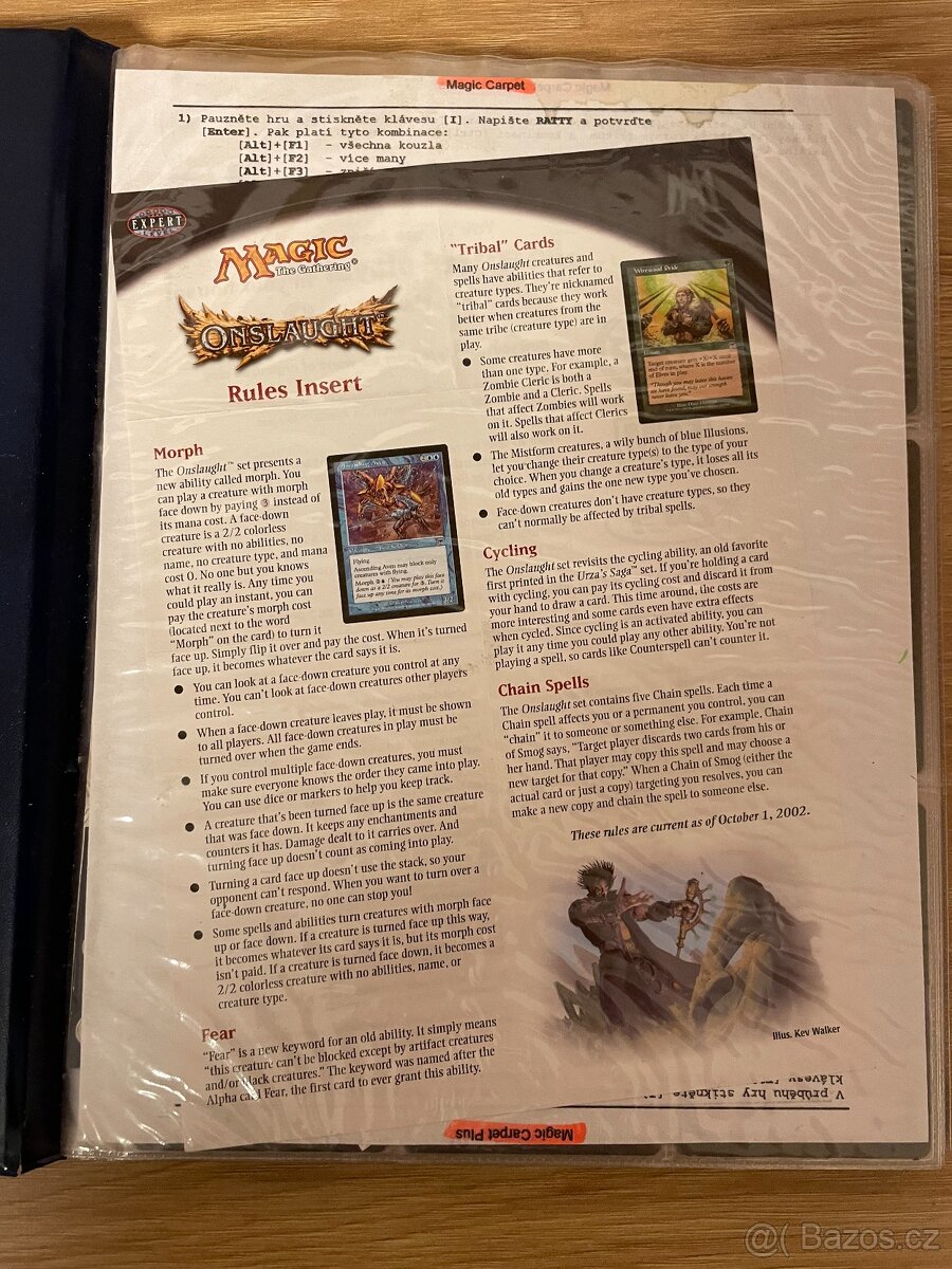 MAGIC - sběratelské kartičky MEGA konvolut