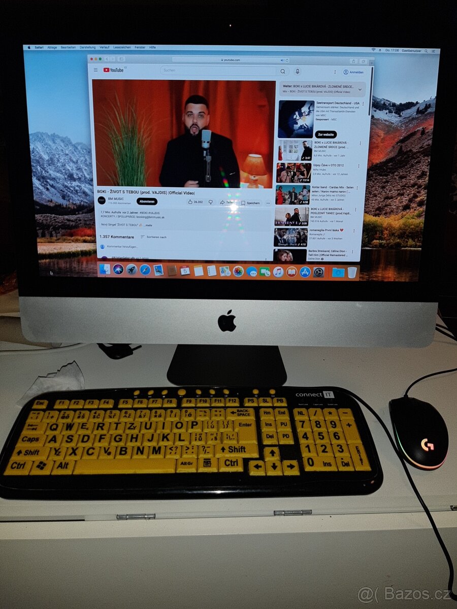 All in one apple imac 21.5"